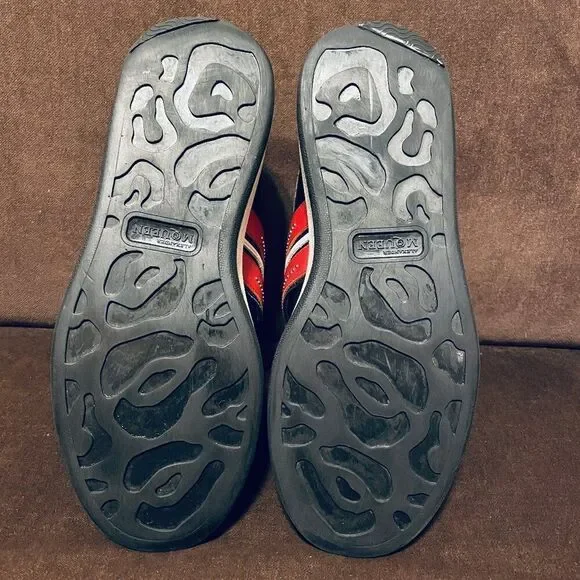 Alexander McQueen Larry Oversized Platform Sneaker Black Red Studded Strap 10 US - Picture 10 of 16